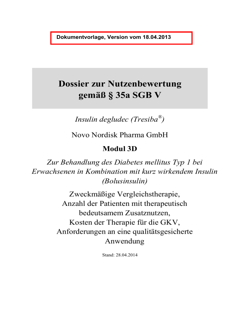 Modul 3D - Gemeinsamer Bundesausschuss Modul 3D - Gemeinsamer Bundesausschuss