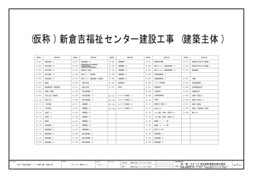 (仮称)新倉吉福祉センター建設工事(建築主体) (仮称)新倉吉福祉センター建設工事(建築主体)