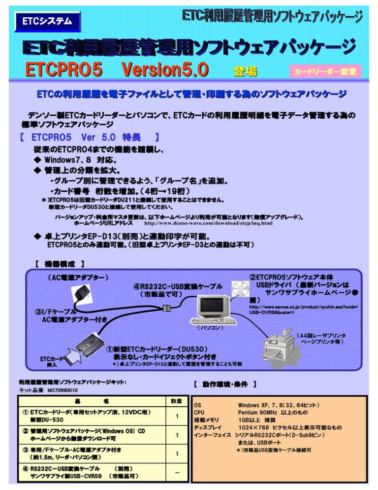 ETCPRO5 Version5.0 ETCPRO5 Version5.0