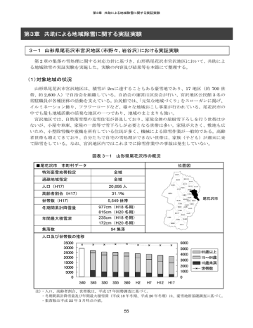 第3章 共助による地域除雪に関する実証実験 第3章 共助による地域除雪に関する実証実験