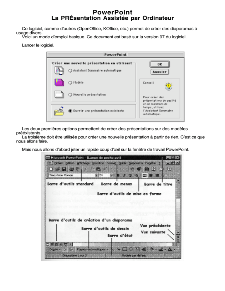 Doc basique sur PowerPoint Doc basique sur PowerPoint