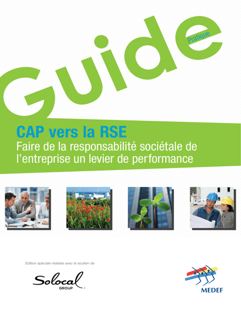 CAP vers la RSE CAP vers la RSE
