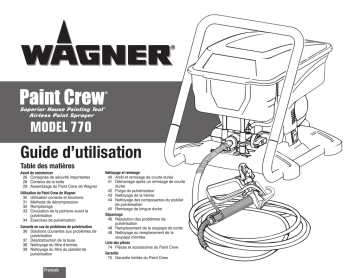 Utilisation du Paint Crew de Wagner | Manualzz