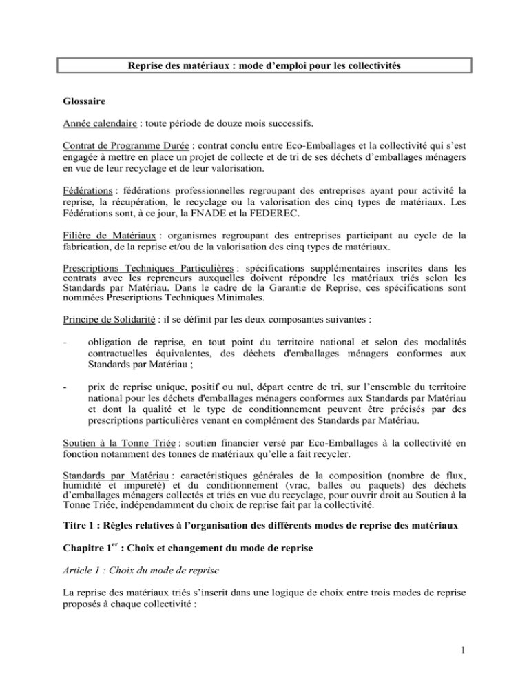 Mode d`emploi VDEF 21 07 10 - Eco Mode d`emploi VDEF 21 07 10 - Eco