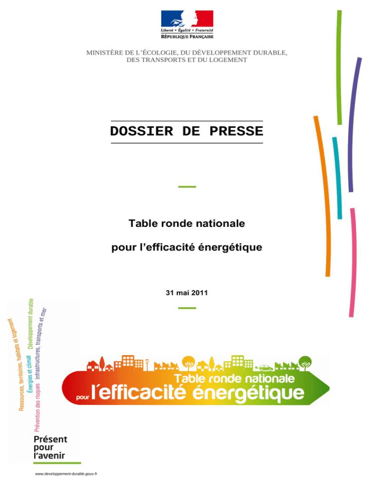 DOSSIER DE PRESSE DOSSIER DE PRESSE