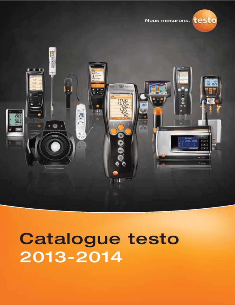 Catalogue testo 2013-2014 Catalogue testo 2013-2014
