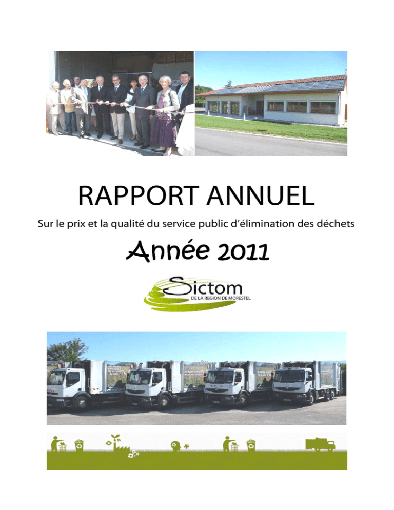 RAPPORT ANNUEL 2011 complet RAPPORT ANNUEL 2011 complet
