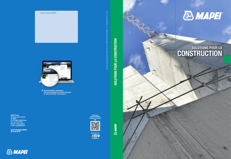 Solutions pour la Construction Solutions pour la Construction