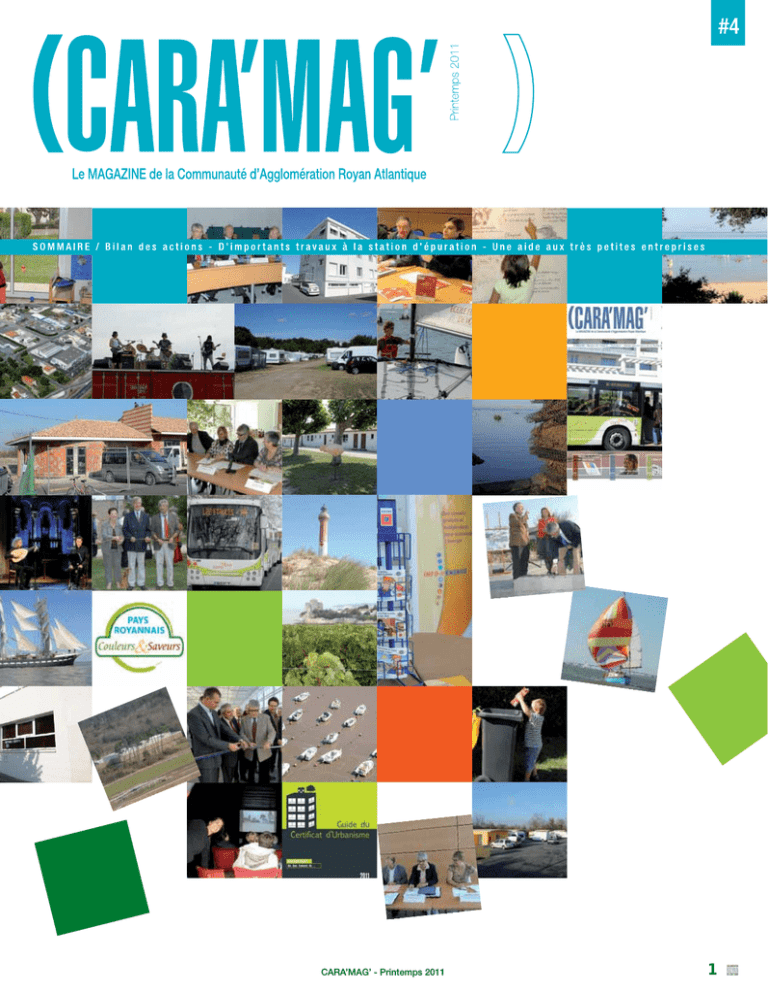 CARA`MAG` - Printemps 2011 - Communauté d`Agglomération CARA`MAG` - Printemps 2011 - Communauté d`Agglomération
