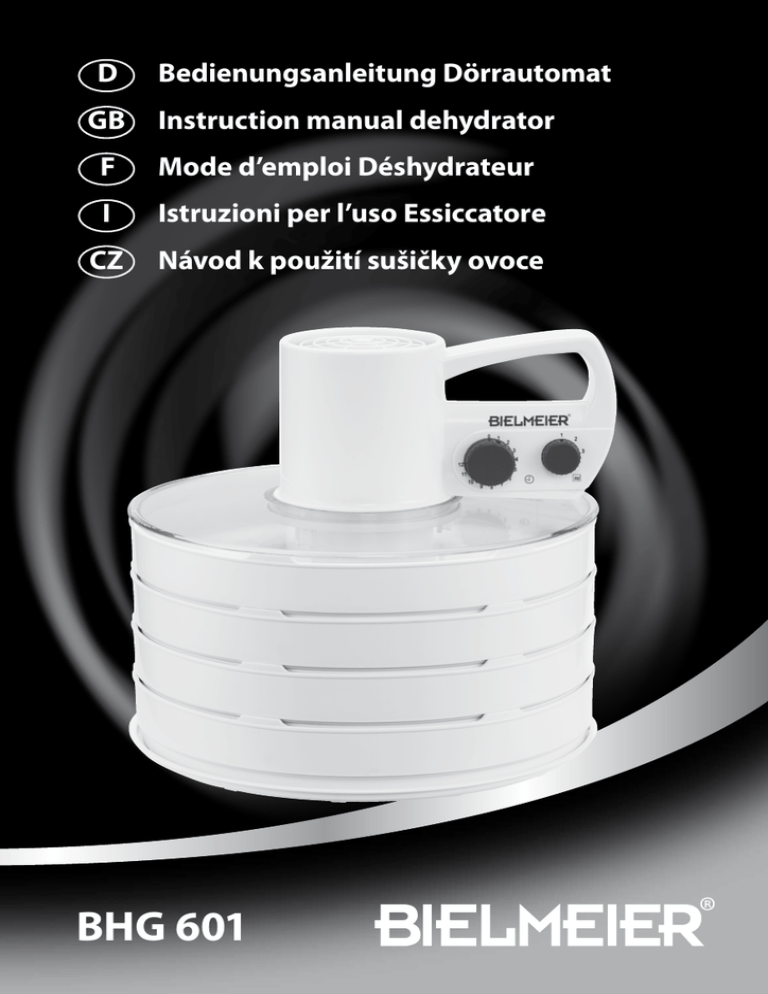BHG 601 - Bielmeier BHG 601 - Bielmeier