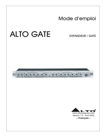 ALTO GATE manual | Manualzz