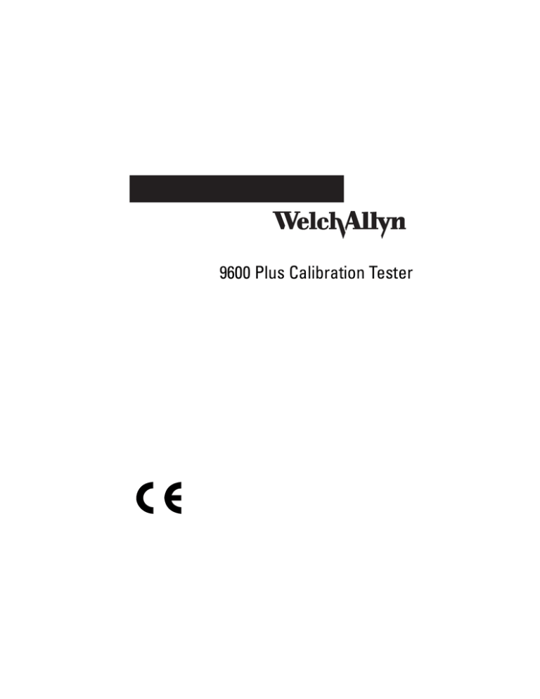 9600 Plus Calibration Tester 9600 Plus Calibration Tester