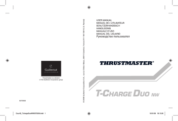 Thrustmaster T-CHARGE QUATRO NW, T-CHARGE DUO NW Owner's manual Thrustmaster T-CHARGE QUATRO NW, T-CHARGE DUO NW Owner's manual