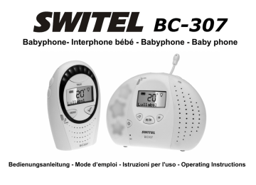 SWITEL BC307 Owner's manual SWITEL BC307 Owner's manual