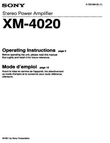 XM-4020 XM-4020