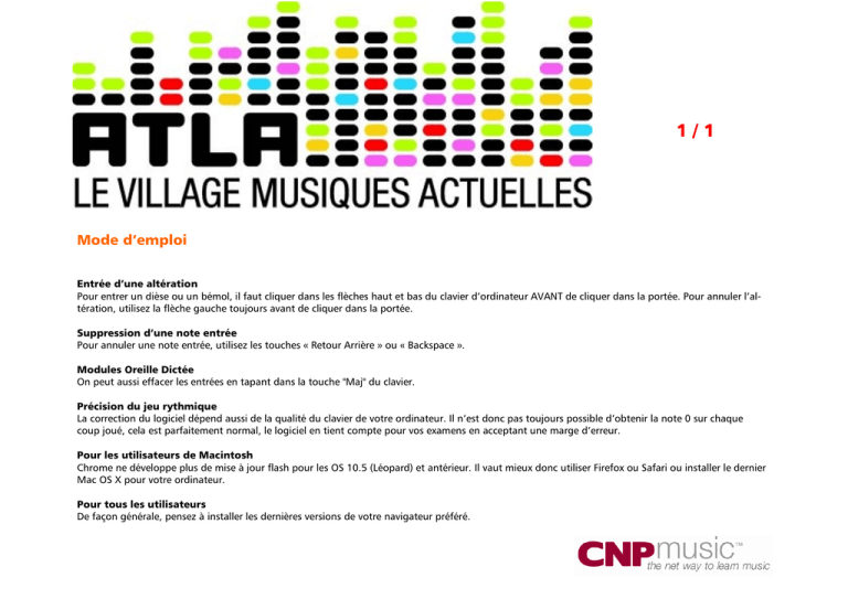 Mode d`emploi Mode d`emploi