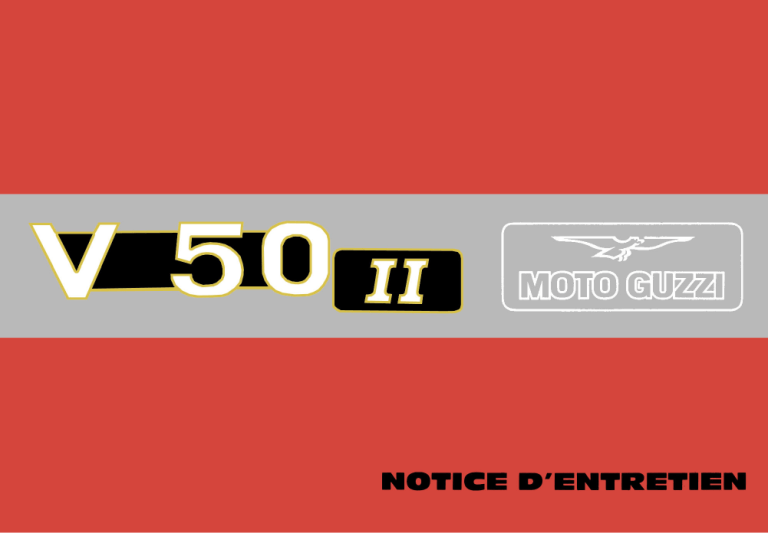 V 50 II - Manuel d`Utilisation V 50 II - Manuel d`Utilisation