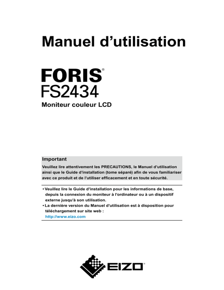 Manuel d`utilisation Manuel d`utilisation