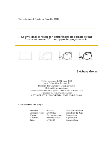 Le style dans le rendu non-photor´ealiste de - Maverick Le style dans le rendu non-photor´ealiste de - Maverick