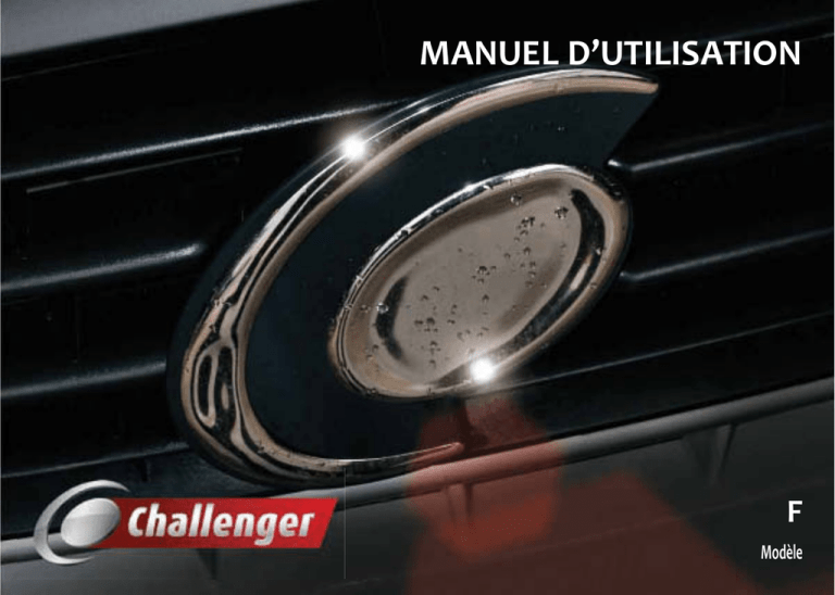 Manuel d`utilisation 2015 (Français) Manuel d`utilisation 2015 (Français)