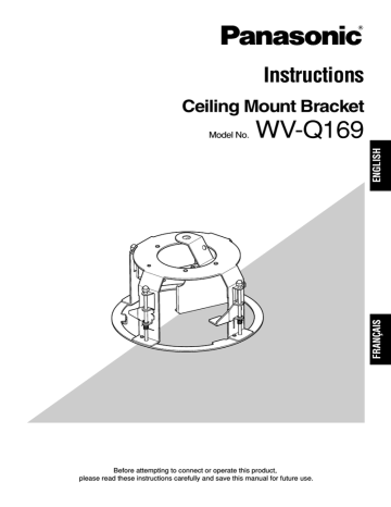 Instructions Ceiling Mount Bracket - psn Instructions Ceiling Mount Bracket - psn