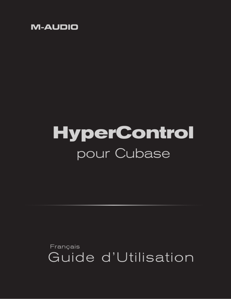 Avid HyperControl Cubase User guide Avid HyperControl Cubase User guide