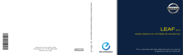 2015 Nissan LEAF Navigation Book 2015 Nissan LEAF Navigation Book
