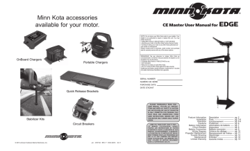 Minn Kota accessories available for your motor. Minn Kota accessories available for your motor.