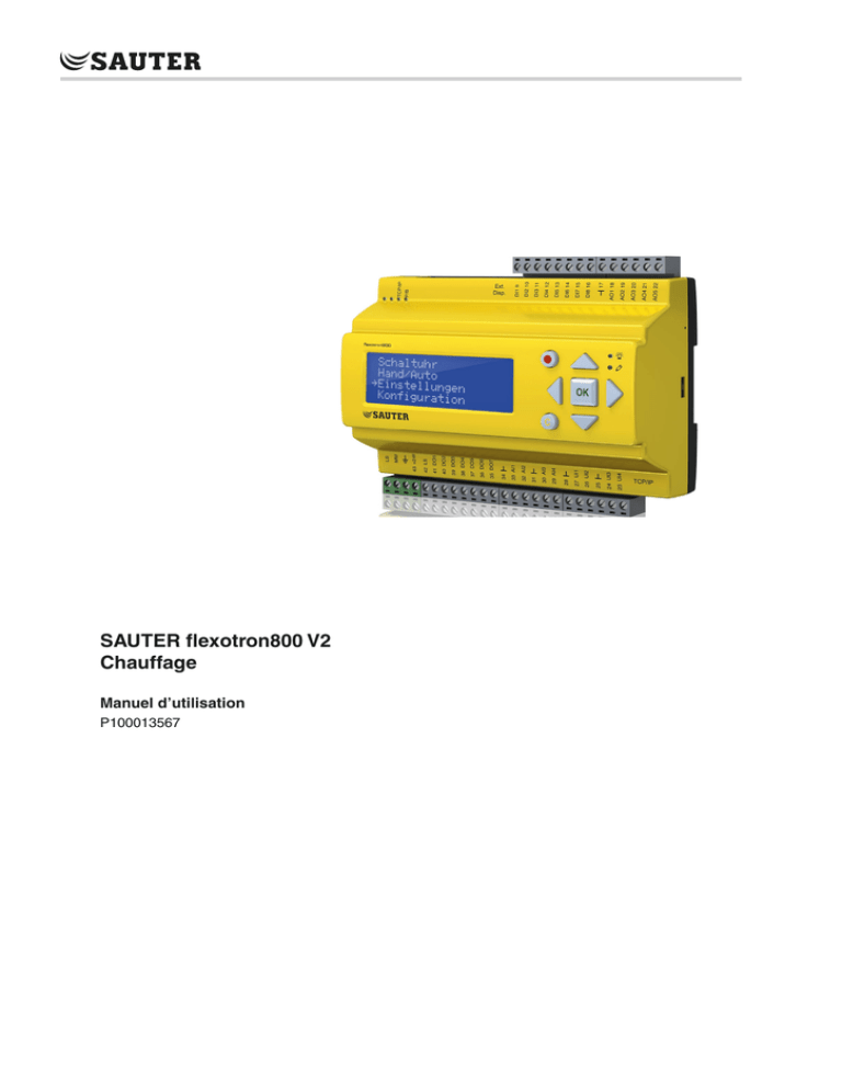 SAUTER flexotron800 V2 Chauffage SAUTER flexotron800 V2 Chauffage