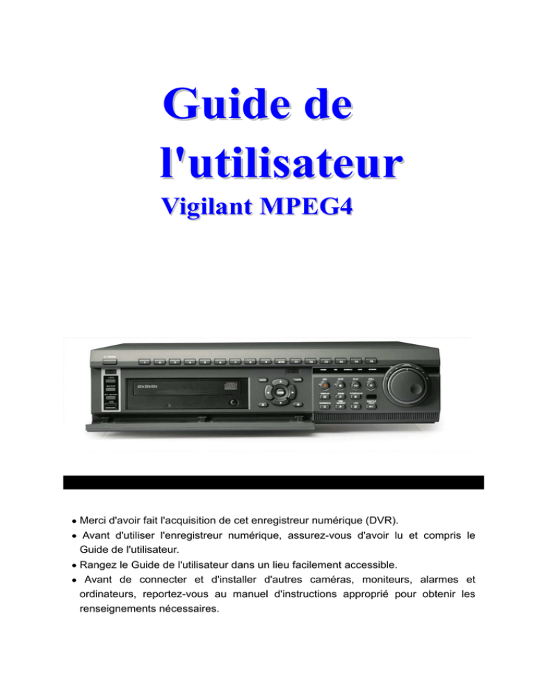 digital video recorder - SEPTAM fabricant et distributeur de matériel digital video recorder - SEPTAM fabricant et distributeur de matériel