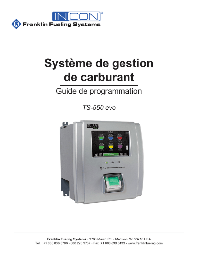 Système de gestion de carburant Système de gestion de carburant