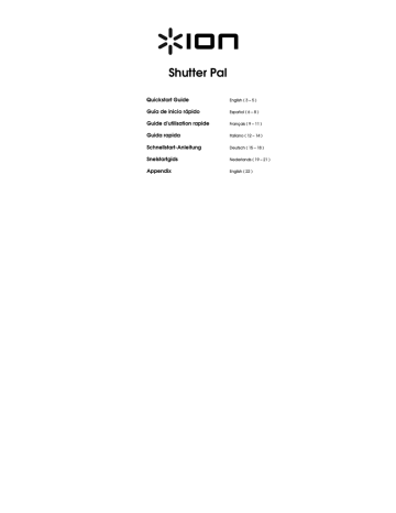 iON Shutter Pal Quick Start Guide | Manualzz