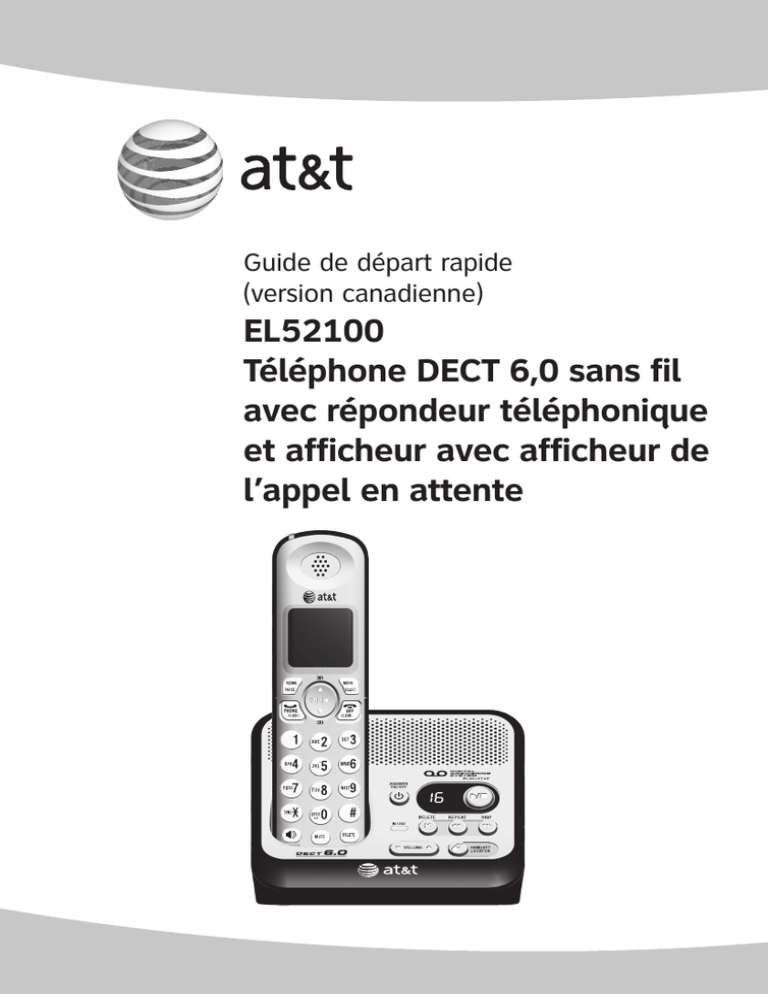 AT&T EL52100 CA QSG AT&T EL52100 CA QSG