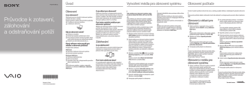 Sony SVE1511C5E Používateľská príručka | Manualzz Sony SVE1511C5E Používateľská príručka | Manualzz