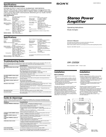 XM-1505SX - hifi XM-1505SX - hifi
