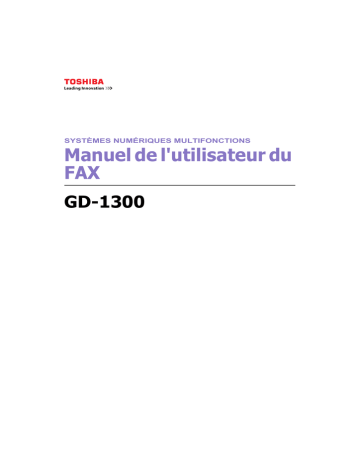 GUIDE DE DEPANNAGE GUIDE DE DEPANNAGE