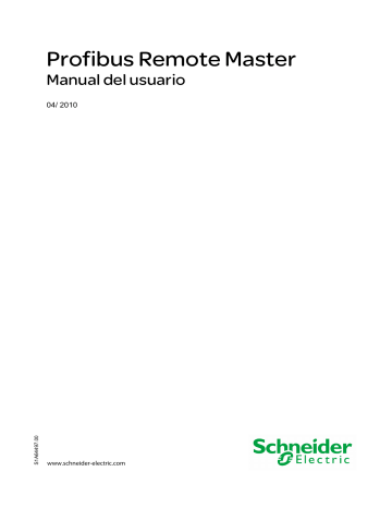 Parámetros de los dispositivos Profibus. Schneider Electric TCSEGPA23F14F Profibus Remote Master | Manualzz