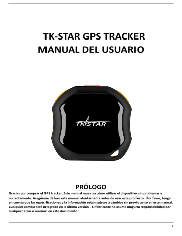 Manual Del Usuario Rastreador Gps Tk Star Manualzz