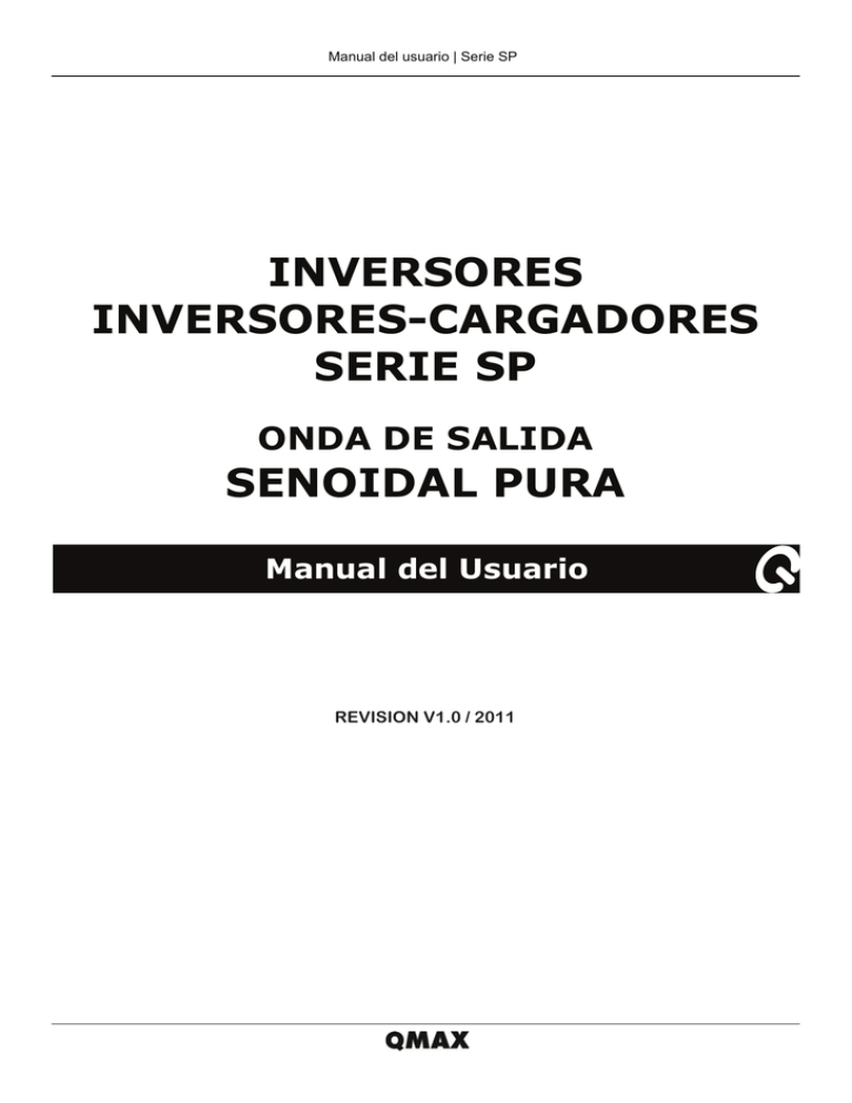 manual de uso serie sp senoidal pura manual de uso serie sp senoidal pura