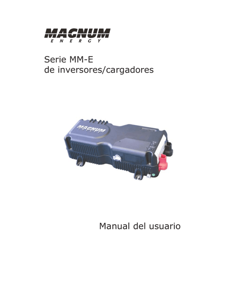 MM-E Series - Magnum Dimensions MM-E Series - Magnum Dimensions