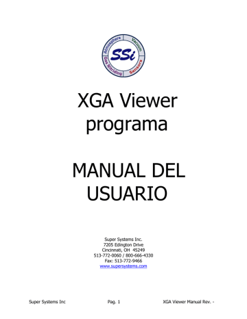 XGA Viewer programa MANUAL DEL USUARIO | Manualzz XGA Viewer programa MANUAL DEL USUARIO | Manualzz
