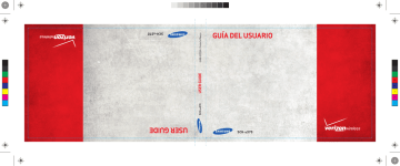 Samsung SCH-U370 Verizon Wireless Guía del usuario | Manualzz Samsung SCH-U370 Verizon Wireless Guía del usuario | Manualzz