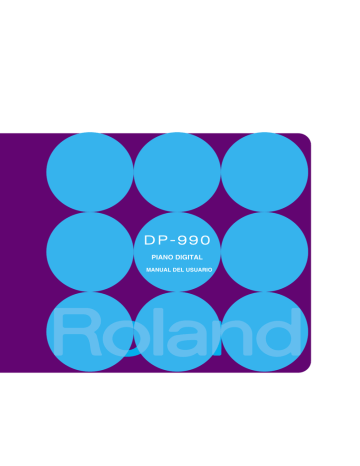 Roland DP-990 Manual de usuario | Manualzz Roland DP-990 Manual de usuario | Manualzz