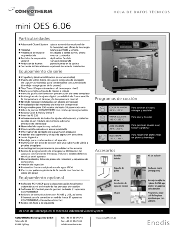 mini OES 6.06 - INCO. Instalaciones Comerciales mini OES 6.06 - INCO. Instalaciones Comerciales