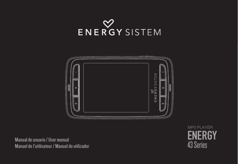 ENERGY SISTEM 43xx Series, 43 User manual ENERGY SISTEM 43xx Series, 43 User manual