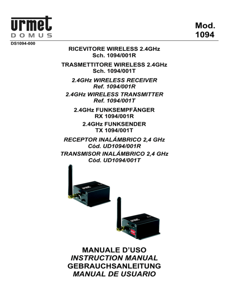 Mod. 1094 - DOMUSWIRE Mod. 1094 - DOMUSWIRE