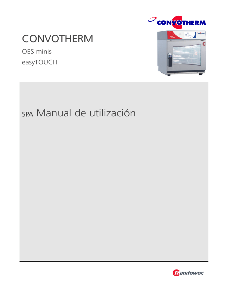 CONVOTHERM SPA Manual de utilización CONVOTHERM SPA Manual de utilización