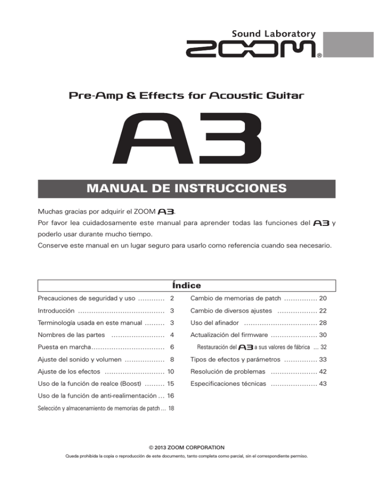 MANUAL DE INSTRUCCIONES MANUAL DE INSTRUCCIONES