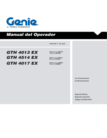 Tablas de carga - Genie Industries Tablas de carga - Genie Industries