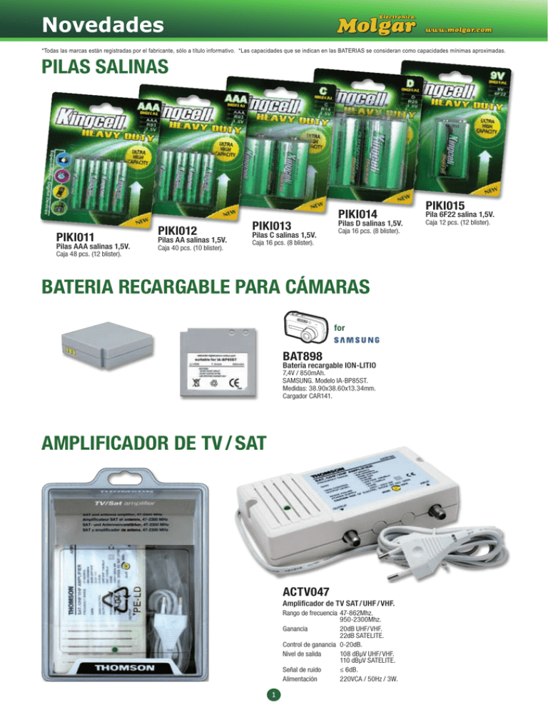 Novedades Novedades